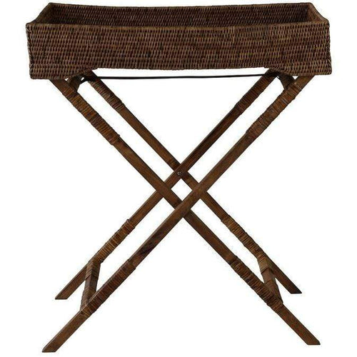Plantation Butlers Tray - Tobacco Coffee and Side Tables Dianna-Lynn Decor
