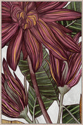 Premium Edition - Ruby Tropical Flowers - 62 x 92