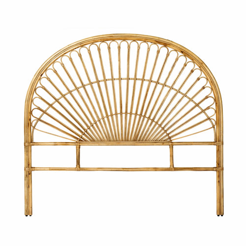 Rattan Fan Bedhead - Queen Bedroom Furniture Dianna-Lynn Decor
