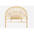 Rattan Fan Bedhead - Queen