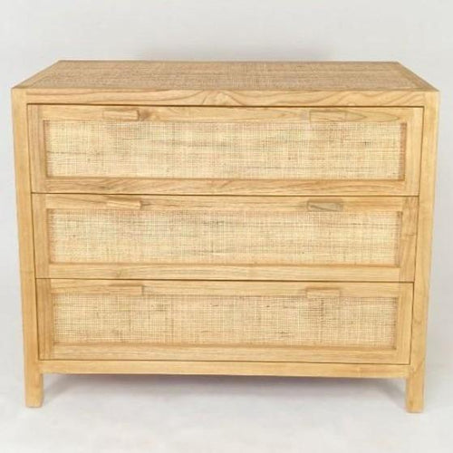 Sefa Rattan Weave Chest of Drawers Cabinets and Consoles Dianna-Lynn Decor