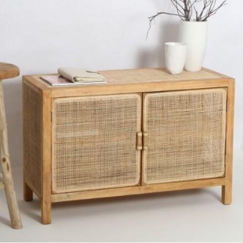 Sefa Rattan Weave Sideboard - 100cm W Cabinets and Consoles Dianna-Lynn Decor