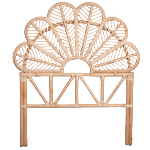 Seseh Natural Rattan Bedhead - Single Bedroom Furniture Dianna-Lynn Decor