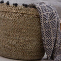 Set of 3 Seagrass Bead Baskets in Natural