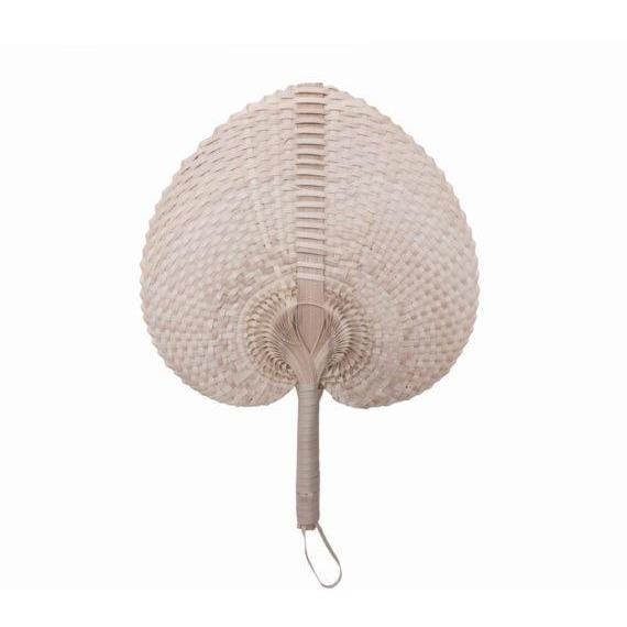 Small Palm Leaf Fan - Natural