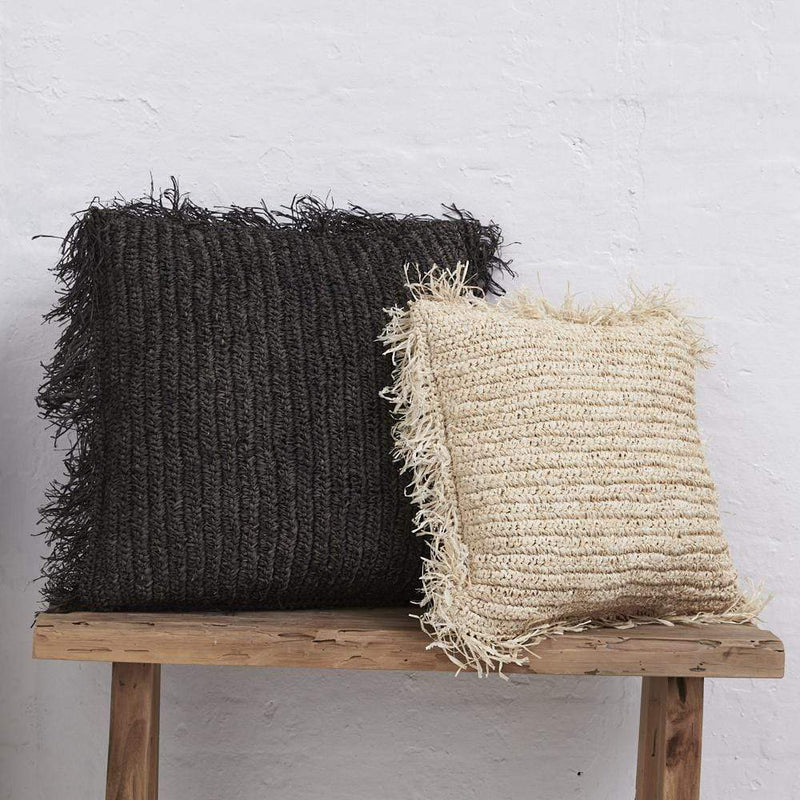 Square Ese Seagrass Fringed Cushion