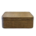 Square Plantation Coffee Table/Storage Chest