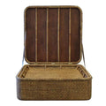 Square Plantation Coffee Table/Storage Chest