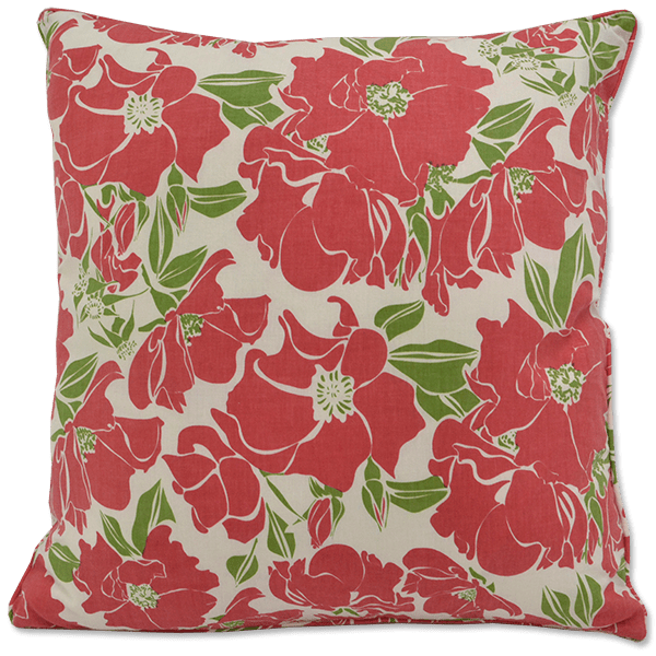 Tropical Red Cushion Cover - Large