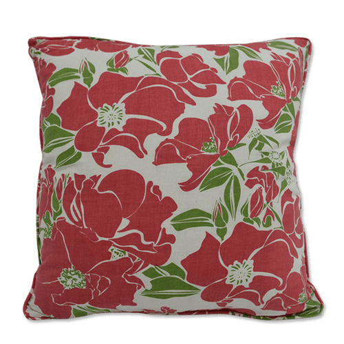 Tropical Red Cushion Cover - Medium Soft Furnishings Dianna-Lynn Decor