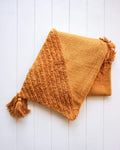 Tutta Throw Blanket - Ochre - 125x150