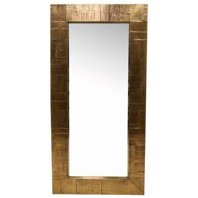 XL Brass Foil Floor Mirror 2.2m x 1.1m